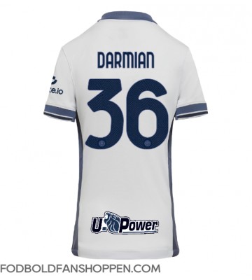 Inter Milan Matteo Darmian #36 Udebanetrøje Dame 2024-25 Kortærmet